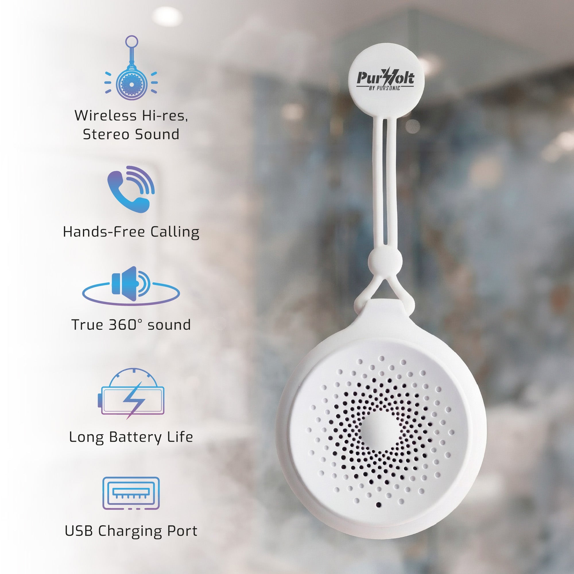 Pursonic Waterproof Wireless Speaker
