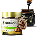 BeepWell Shilajit Resin + Batana Oil Combo – Ayurvedic Resin (40g, 50 Servings) & Unrefined Hair Oil (4.2 fl oz)-0
