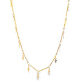 Bar Link Tiny Dangle Cross Charm Bracelet (H260A/E280/I352A)-2