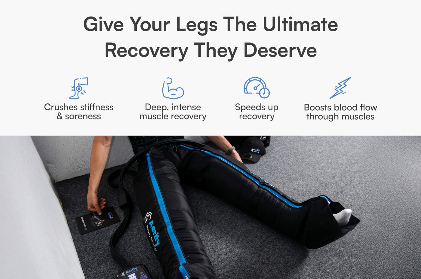 Charge Compression System – Elite Wireless Compression Boots by Aerify