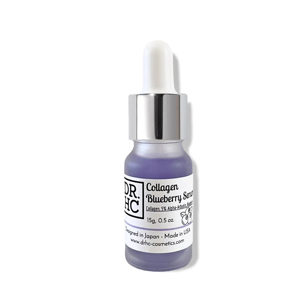 DR.HC Arbutin Collagen Blueberry Serum (15g, 0.5oz.) (with 5% Alpha-Arbutin, Collagen & Blueberry) (Collagen Supply, Anti-aging, Skin brightening, Skin plumping...)