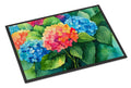 Hydrangeas in Watercolor Doormat