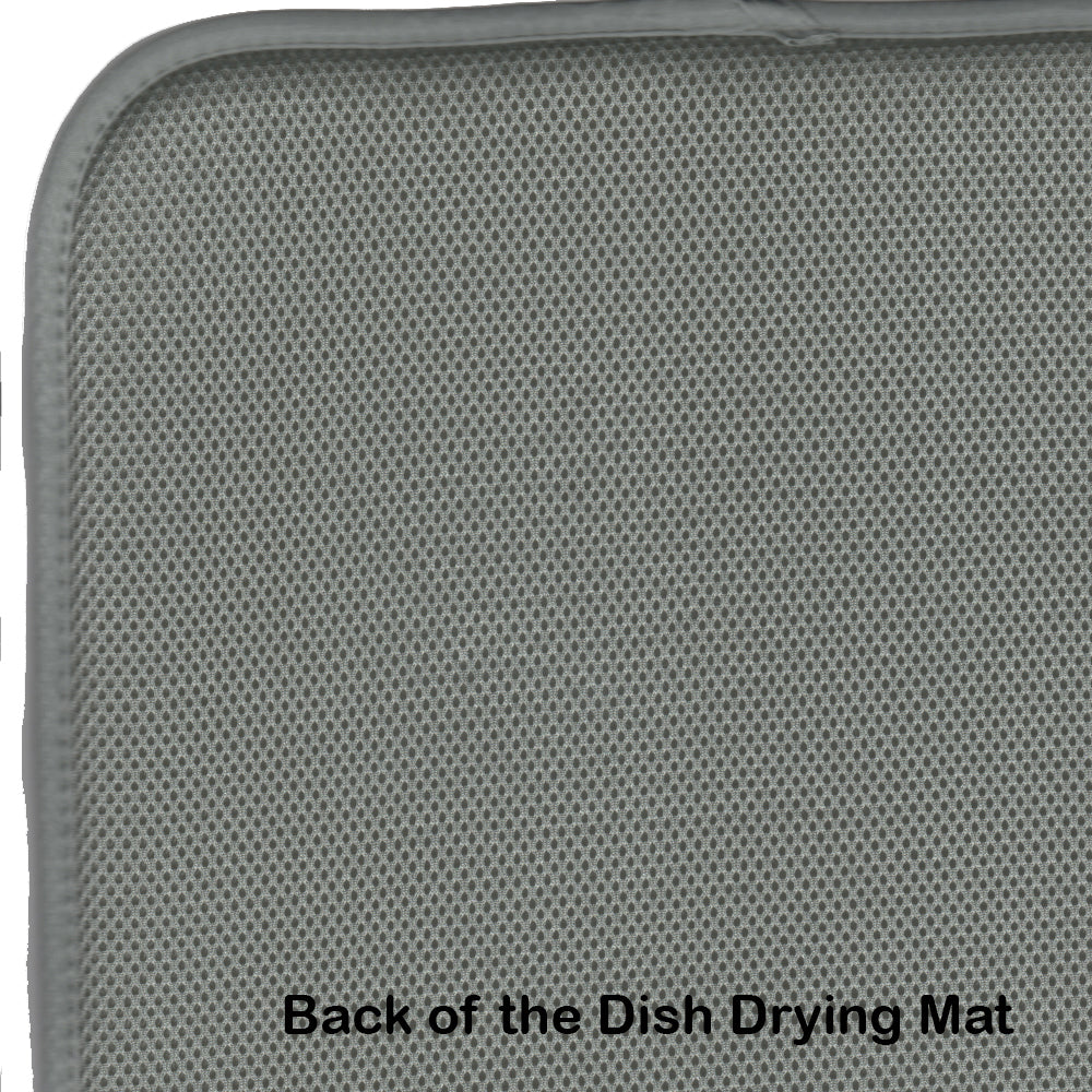 Finnish Spitz Cozy Christmas Dish Drying Mat