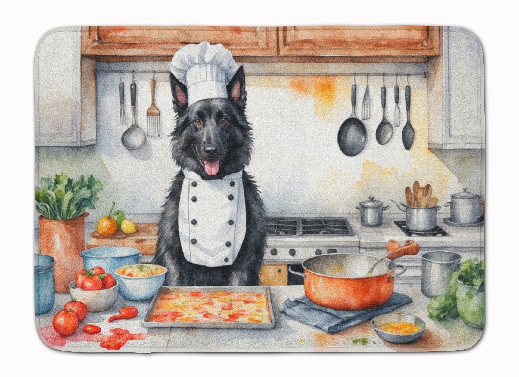 Belgian Sheepdog The Chef Memory Foam Kitchen Mat
