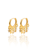 Dangle Star Huggies Earrings (L69)