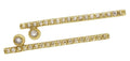 Dot & Line Necklace- 18K Gold with Diamonds