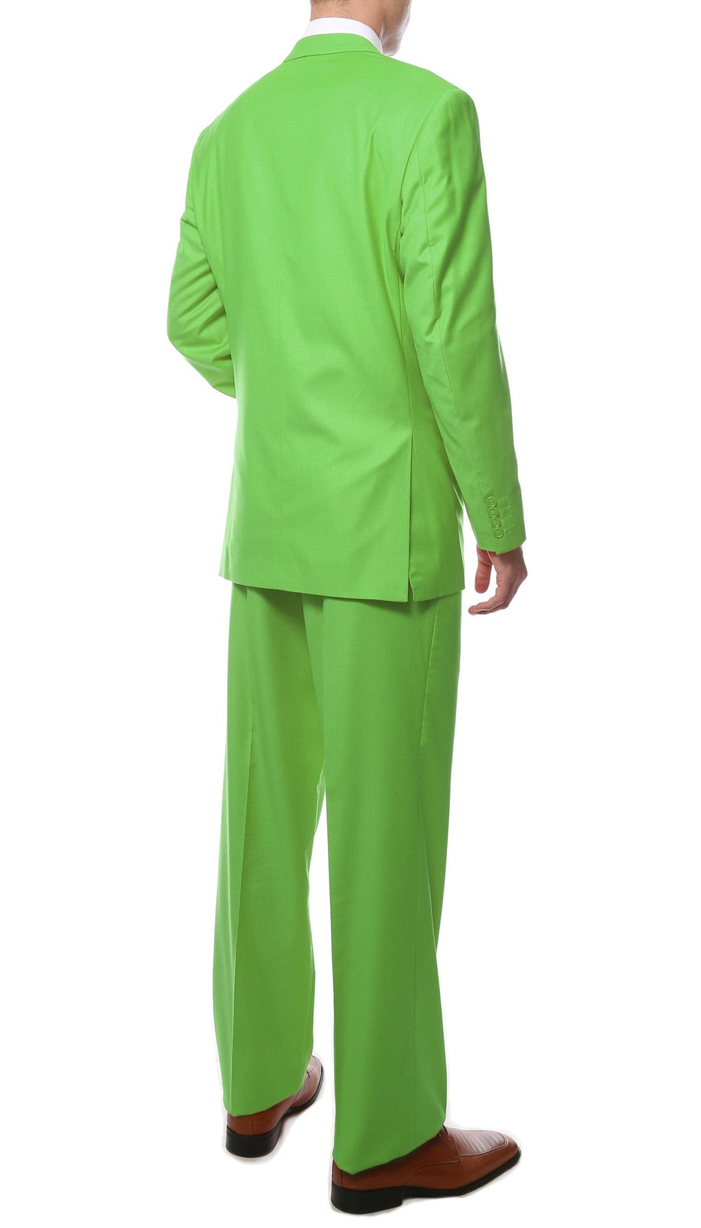 Premium FE28001 Apple Green Regular Fit Suit