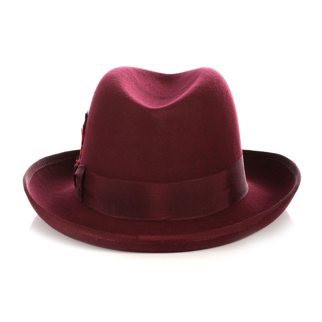 Premium Burgundy Godfather Hat