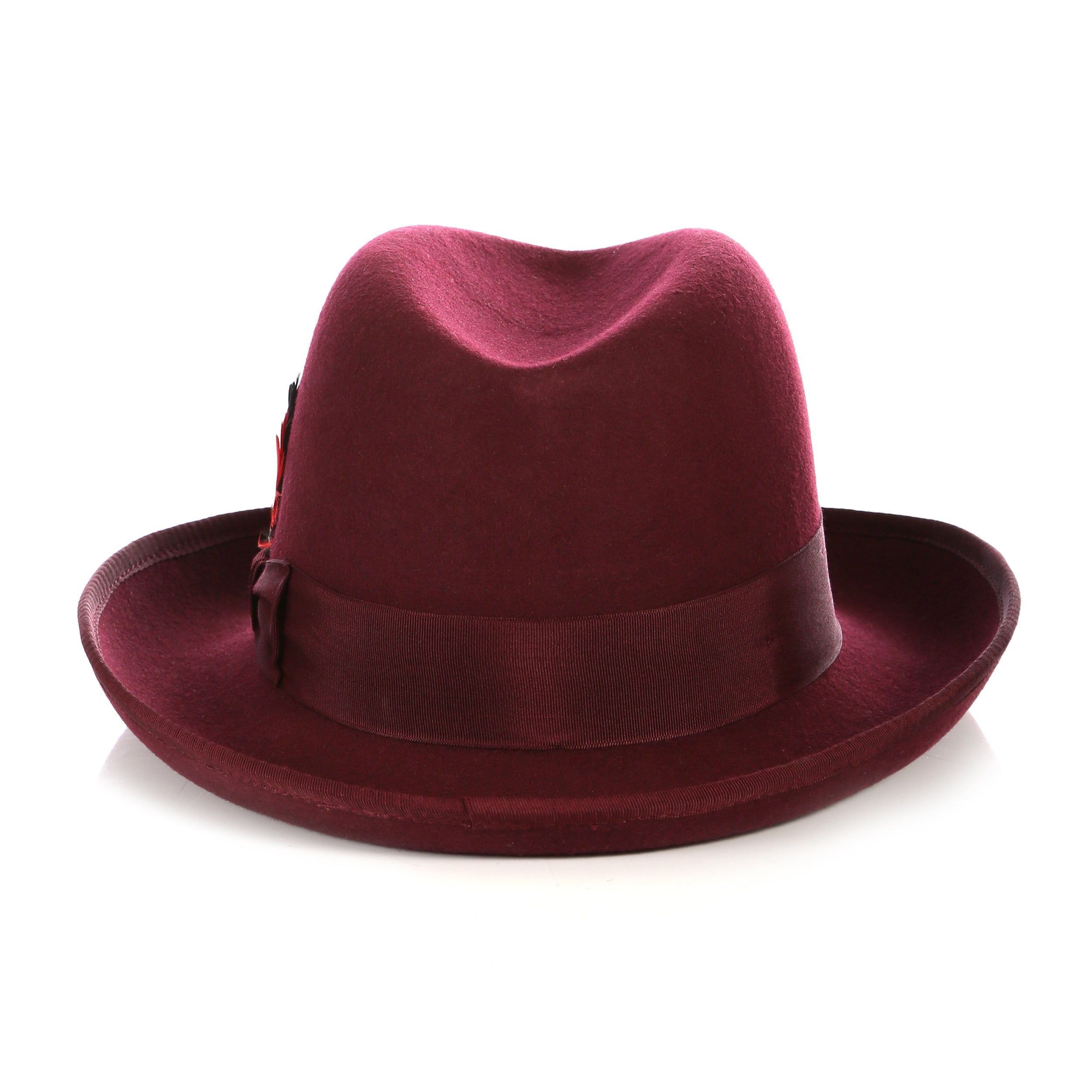 Premium Burgundy Godfather Hat
