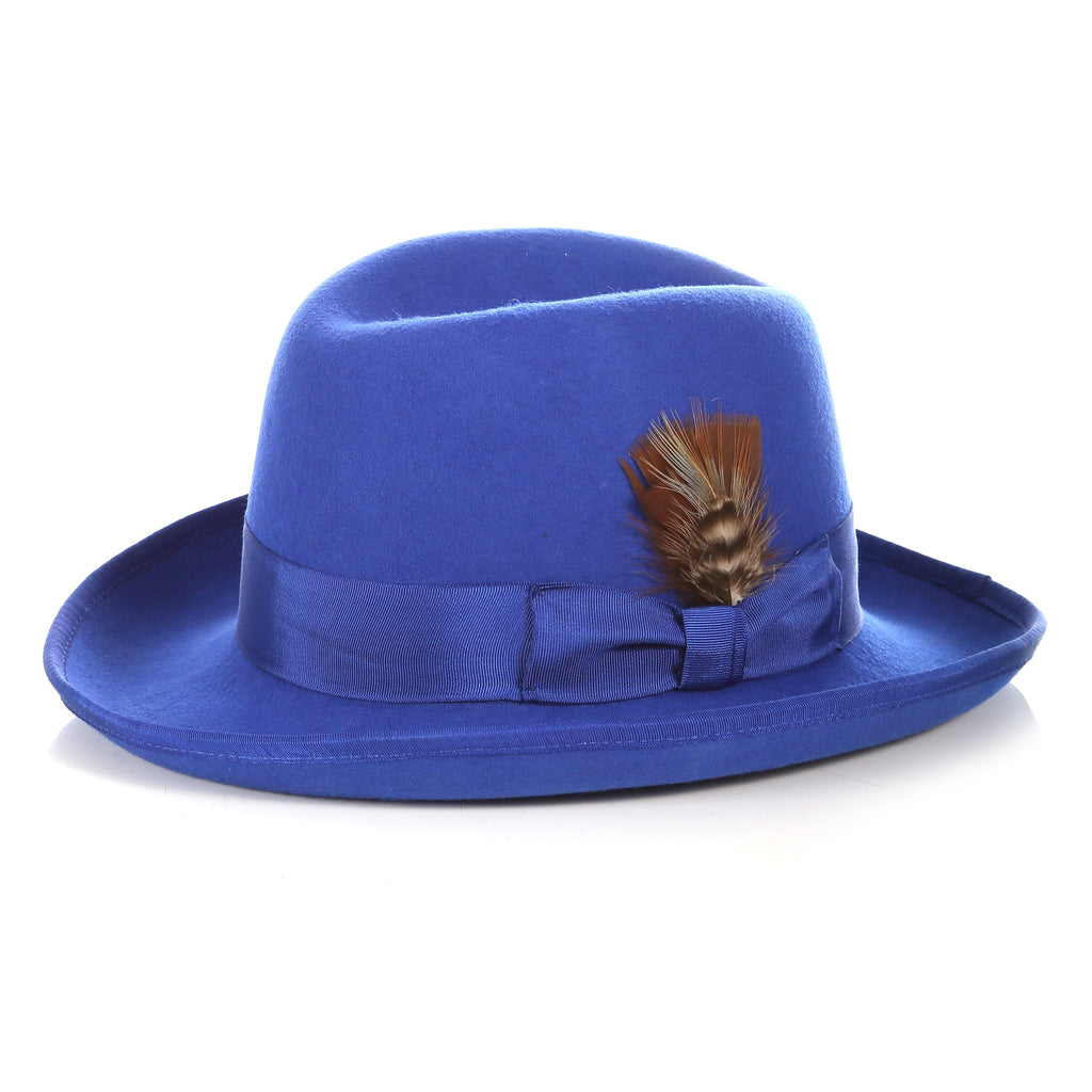 Premium Royal Blue Godfather Hat
