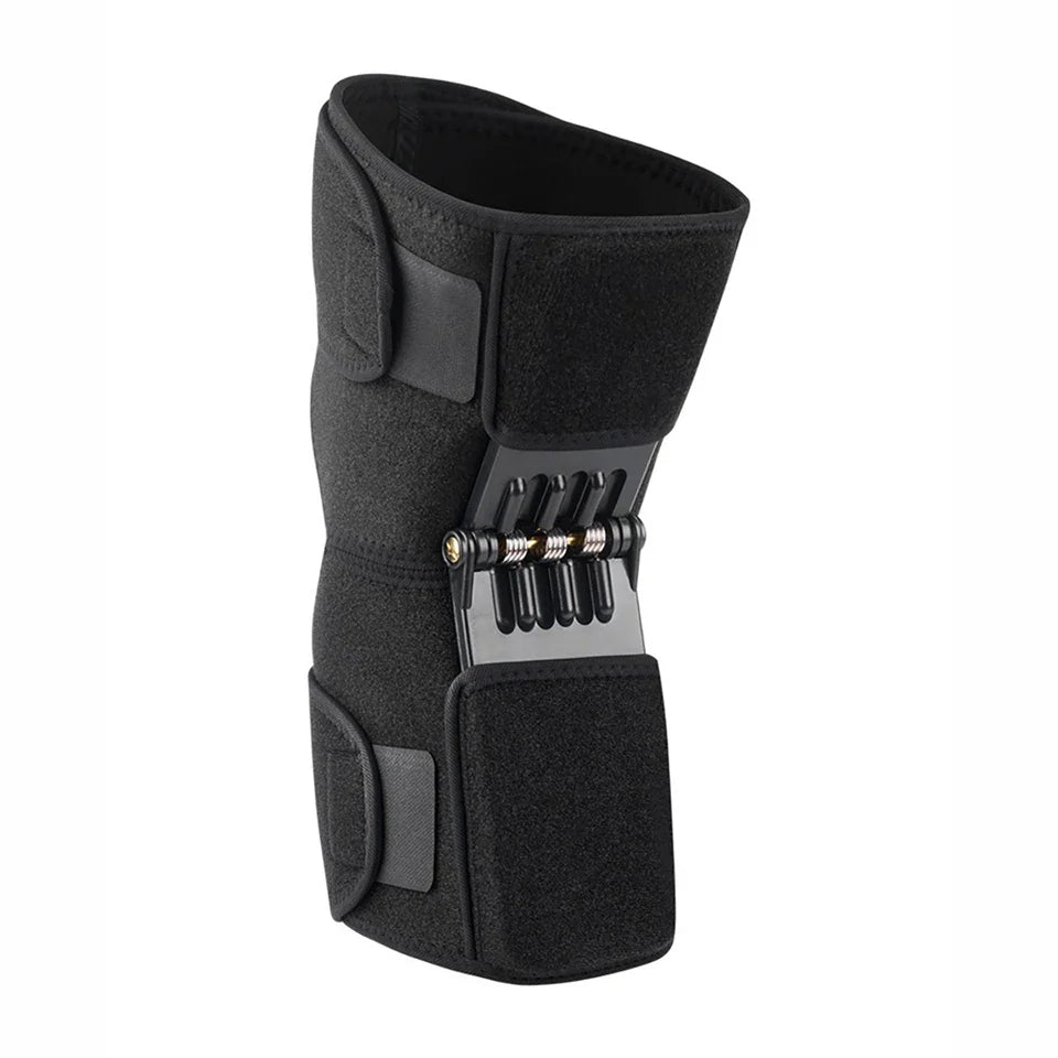 NNEOBA Adjustable Knee Booster Brace Strong Patella Support Black