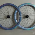 RS-H290 Wavy Carbon Road Bike Wheelset | 50mm Disc Brake Thru Axle