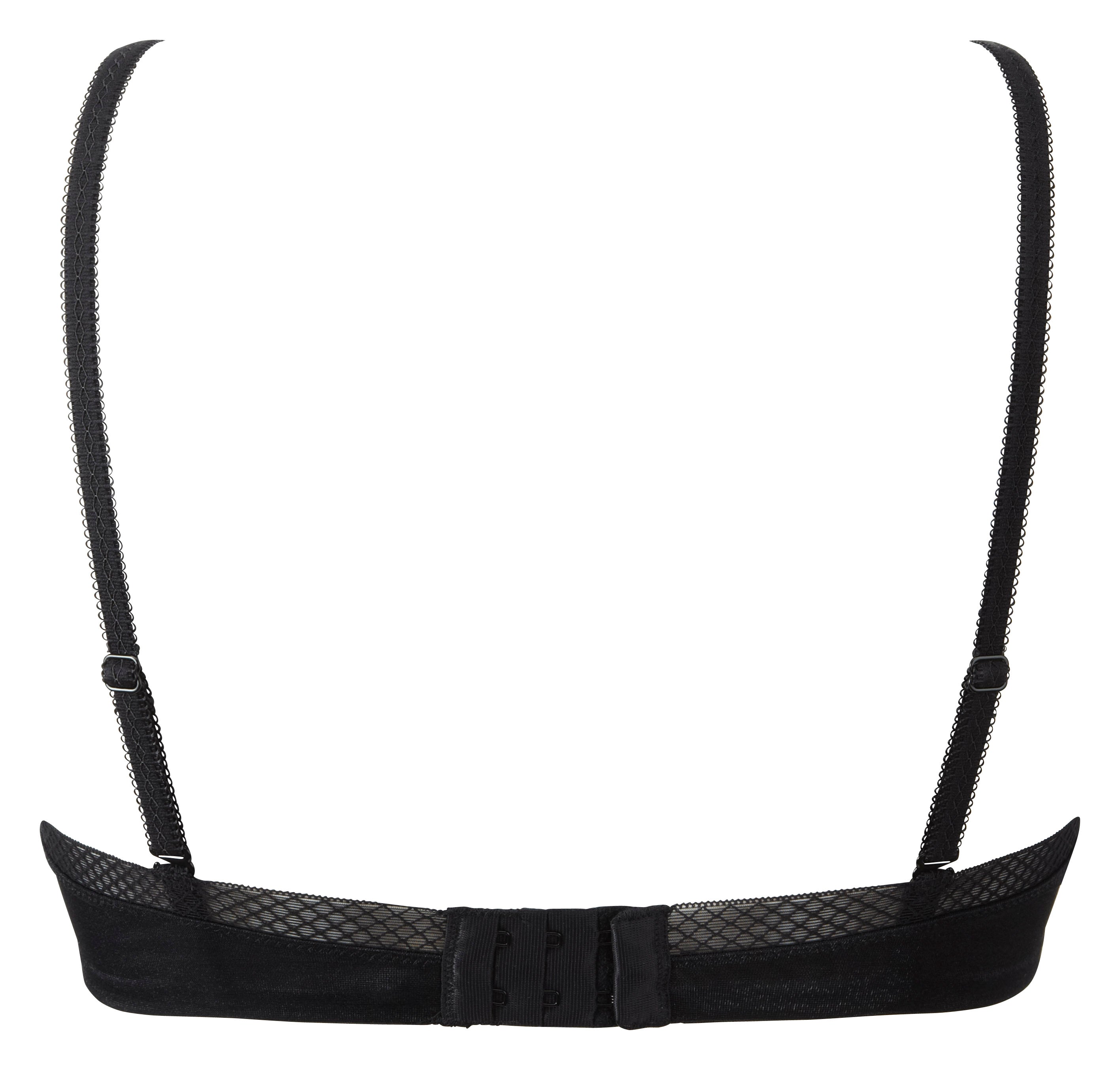 Sheer Molded Bra Gossard Glossies Black