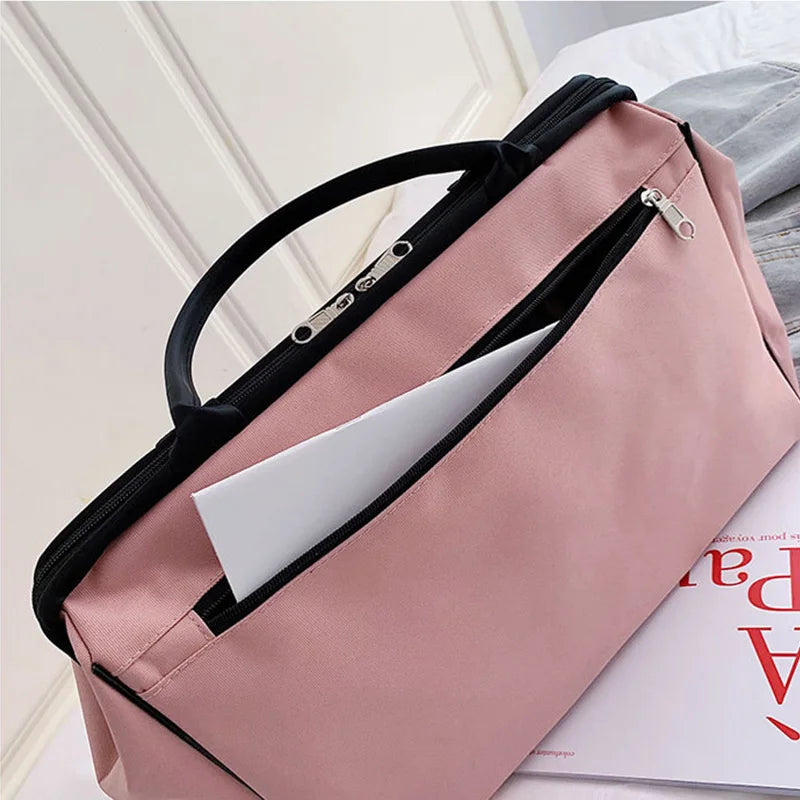 NNEOBA Travel Gym Duffel Bag Pink