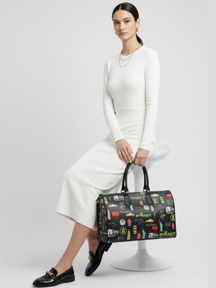 Hand Bag SANS PARALLÈLE – BYMANYC ® New York Vegan Luxury Style-2