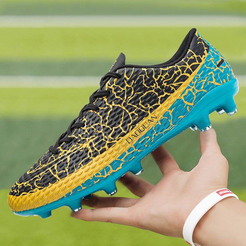 zapatillas de futbol Outdoor Indoor Wholesale HG Turf Men Leather Football Boots Shoes 2023