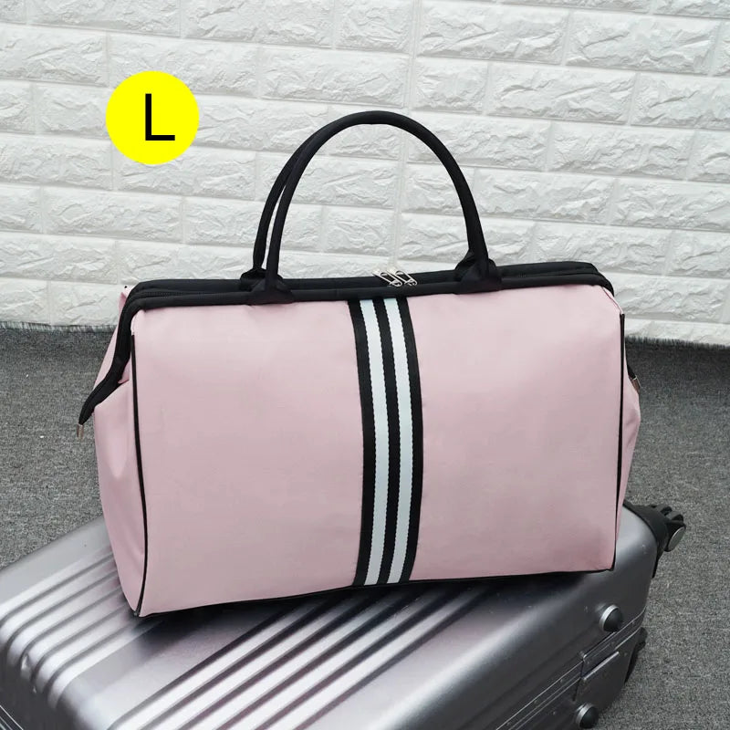 NNEOBA Travel Gym Duffel Bag Pink