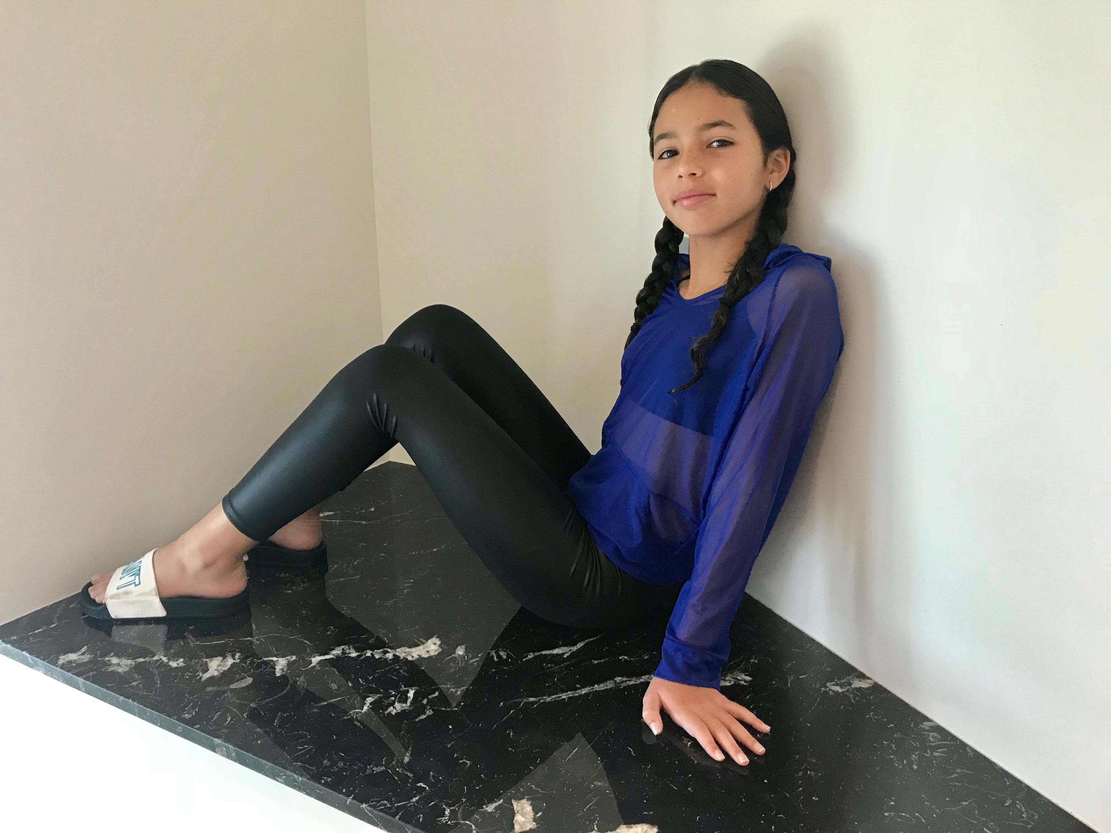 Shine Black Leggings