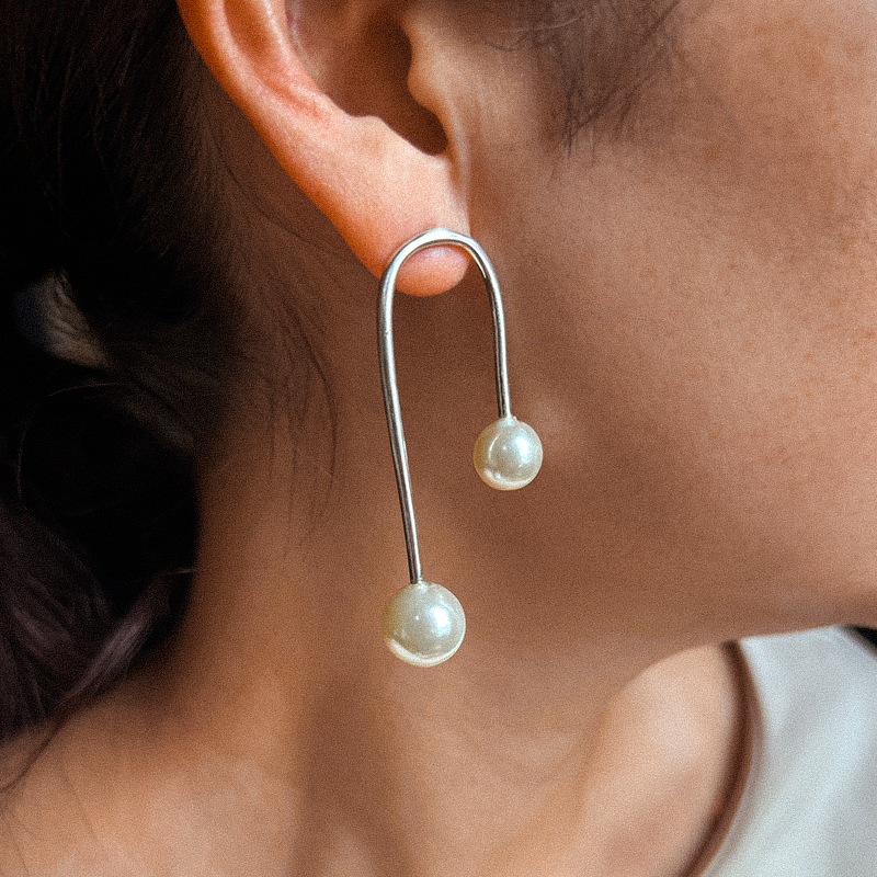 Tube w/ Freshwater Pearl Earrings
