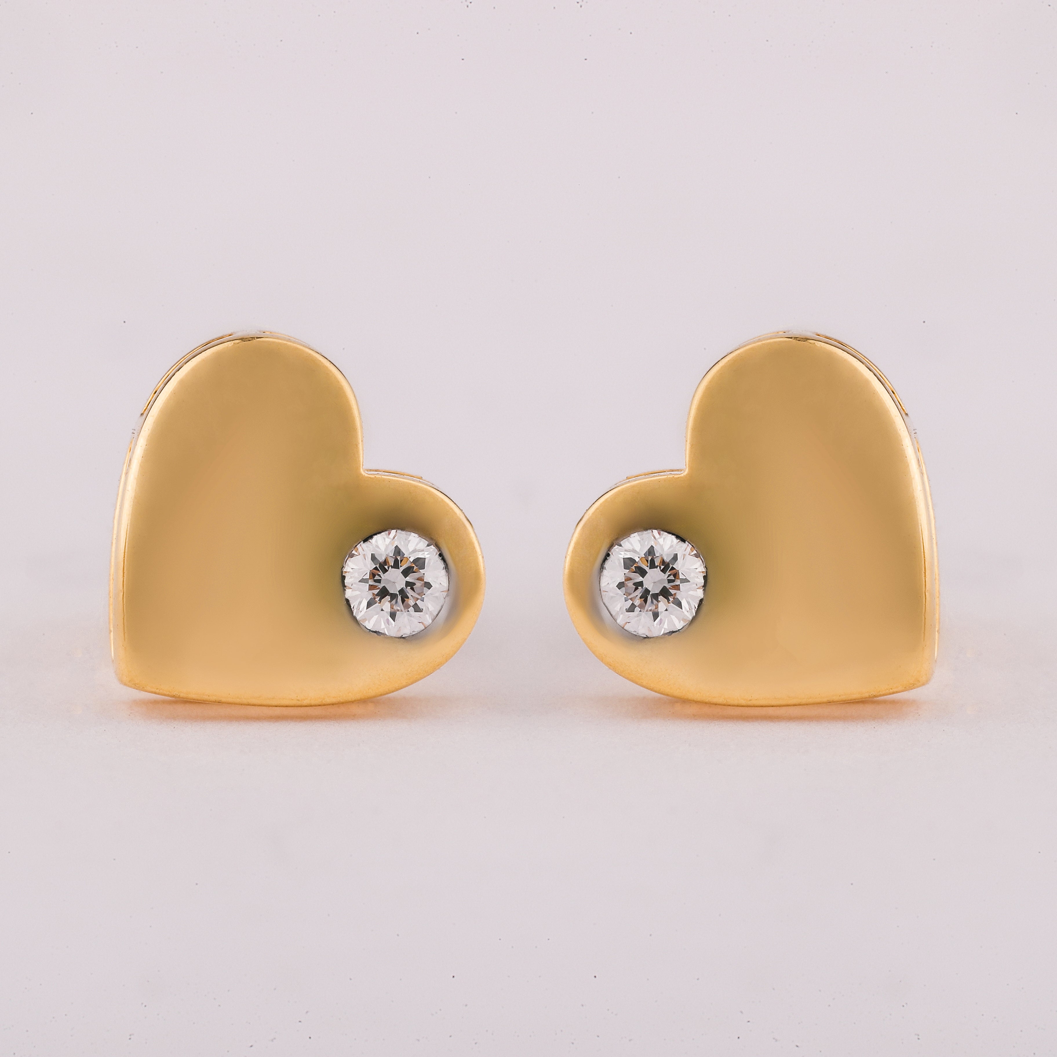 Jaime Diamond Heart Earrings