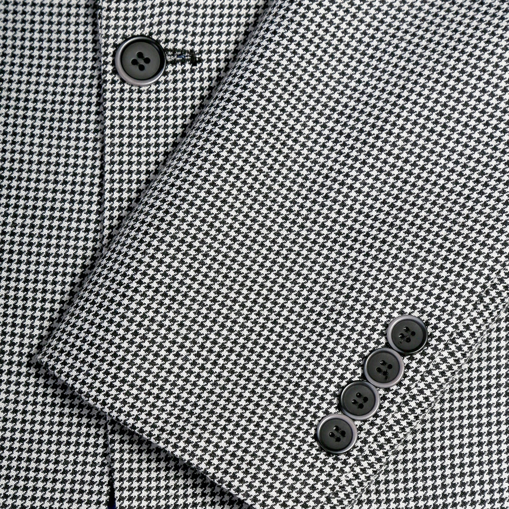 Men's Stanford Slim Fit Houndstooth Peak Lapel 2pc Suit