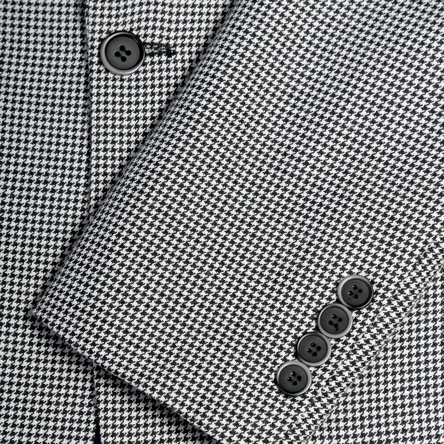 Men's Stanford Slim Fit Houndstooth Peak Lapel 2pc Suit