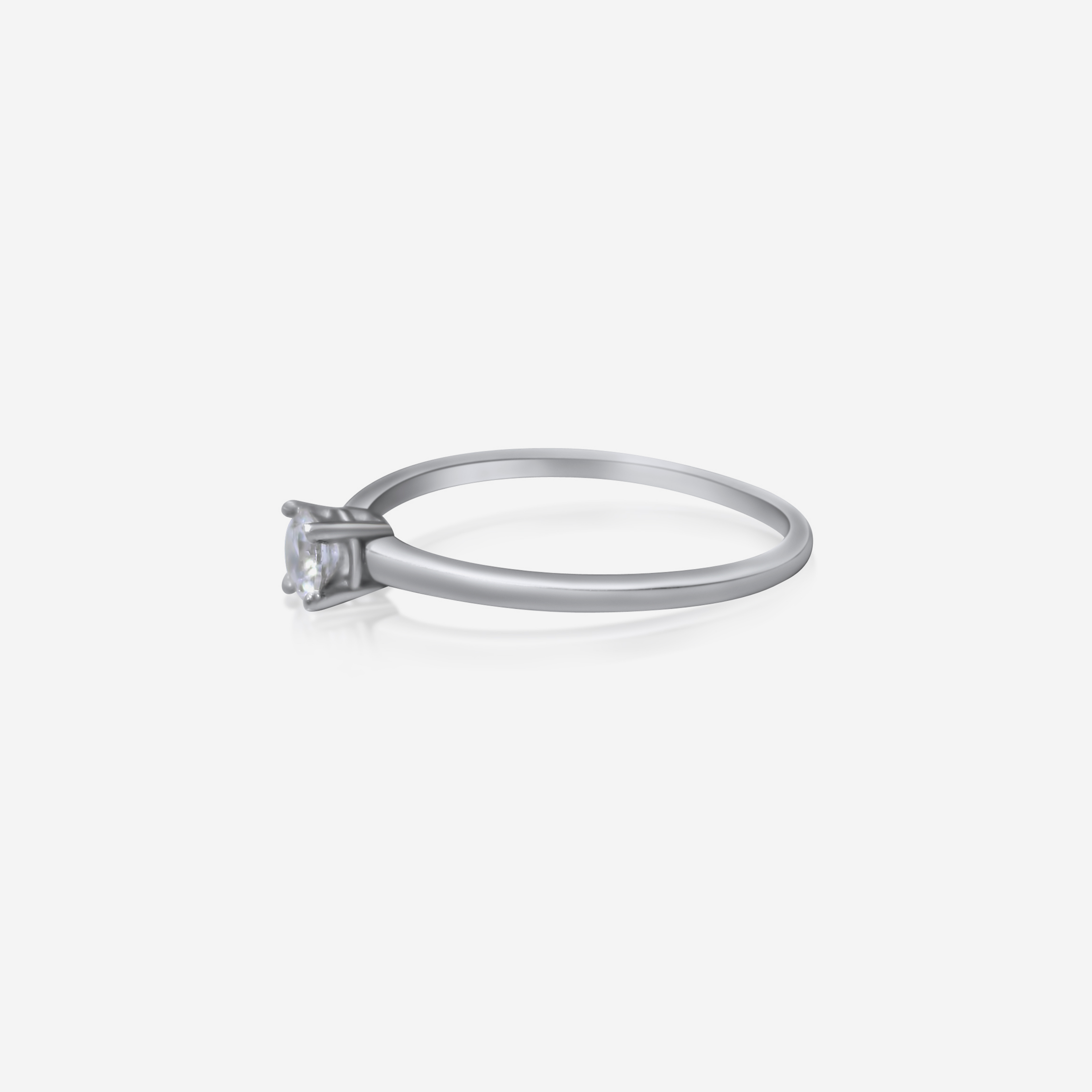 Diamond Essence Solitaire Ring w/ Lab-Grown Diamonds