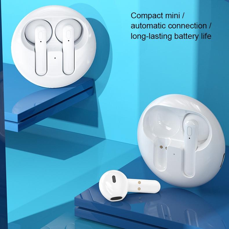 NNEIDS Wireless Stereo Bluetooth Earphones - V31 Sight Series White