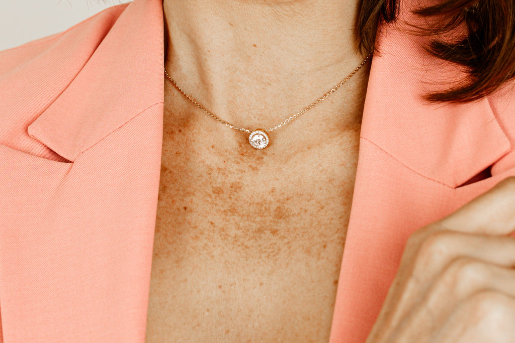 Christine Halo Necklace
