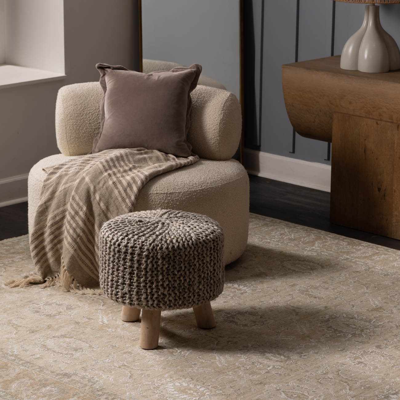 Airlia Cream Area Rug