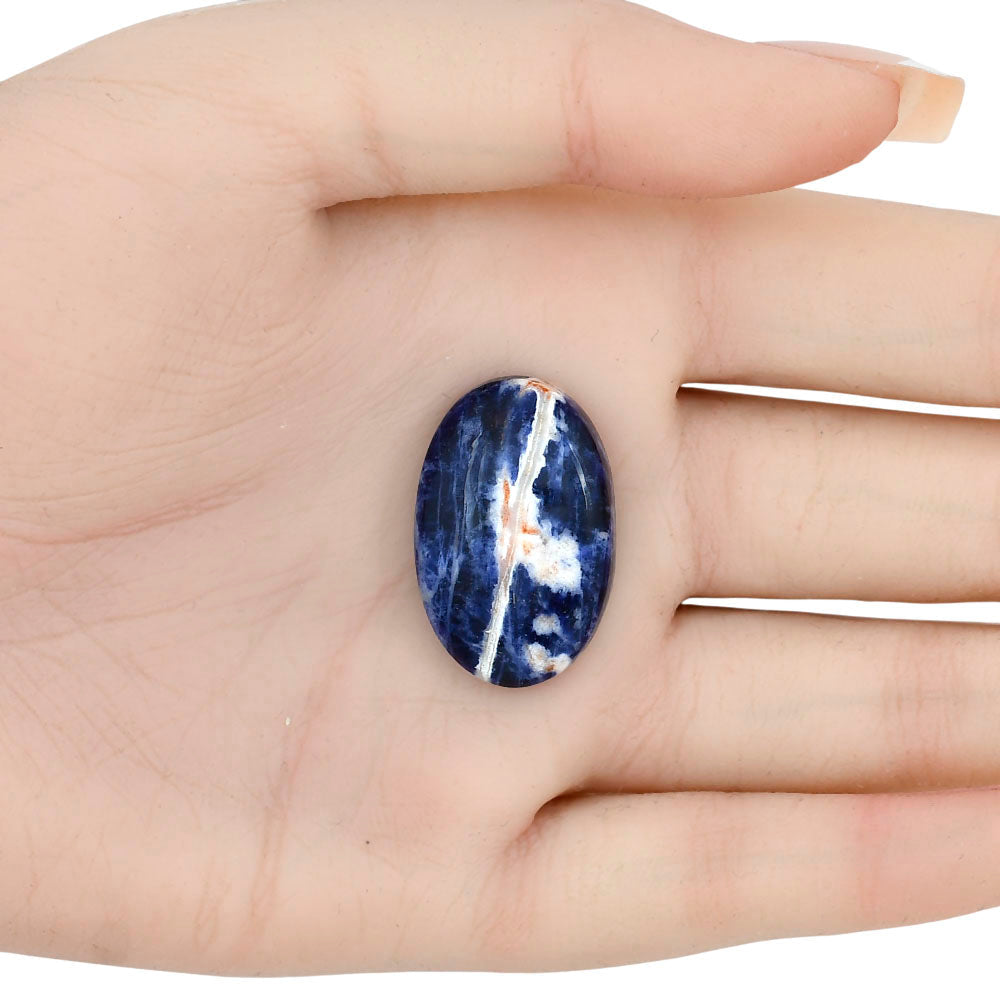 Sodalite 28x18x5.19 mm Oval Gemstone LS01829-26