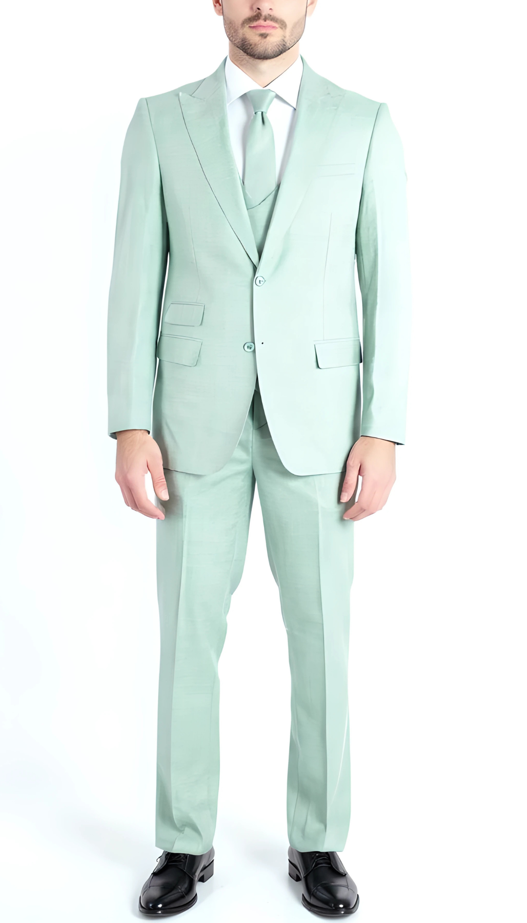Rockford Peak Lapel Double Breasted Suit - Slim Fit