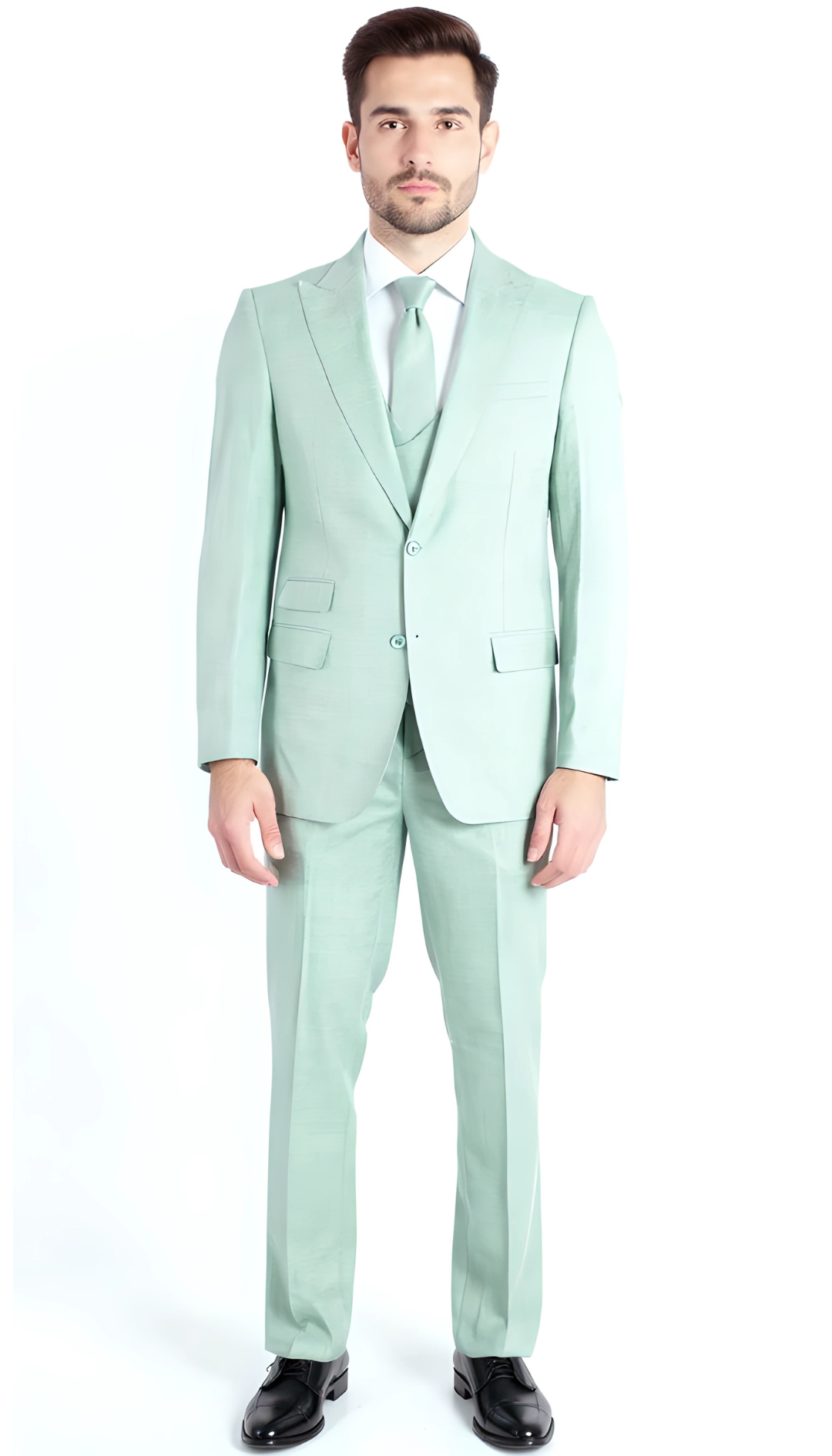 Rockford Peak Lapel Double Breasted Suit - Slim Fit