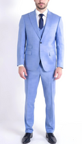 Rockford Peak Lapel Double Breasted Suit - Slim Fit