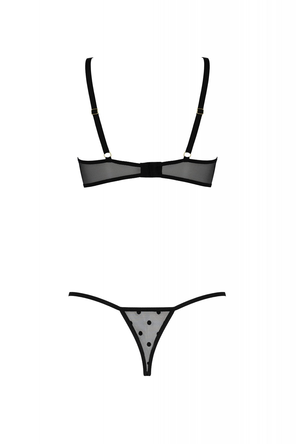 Sexy Open Cup Bra & Sheer String Passion Marina