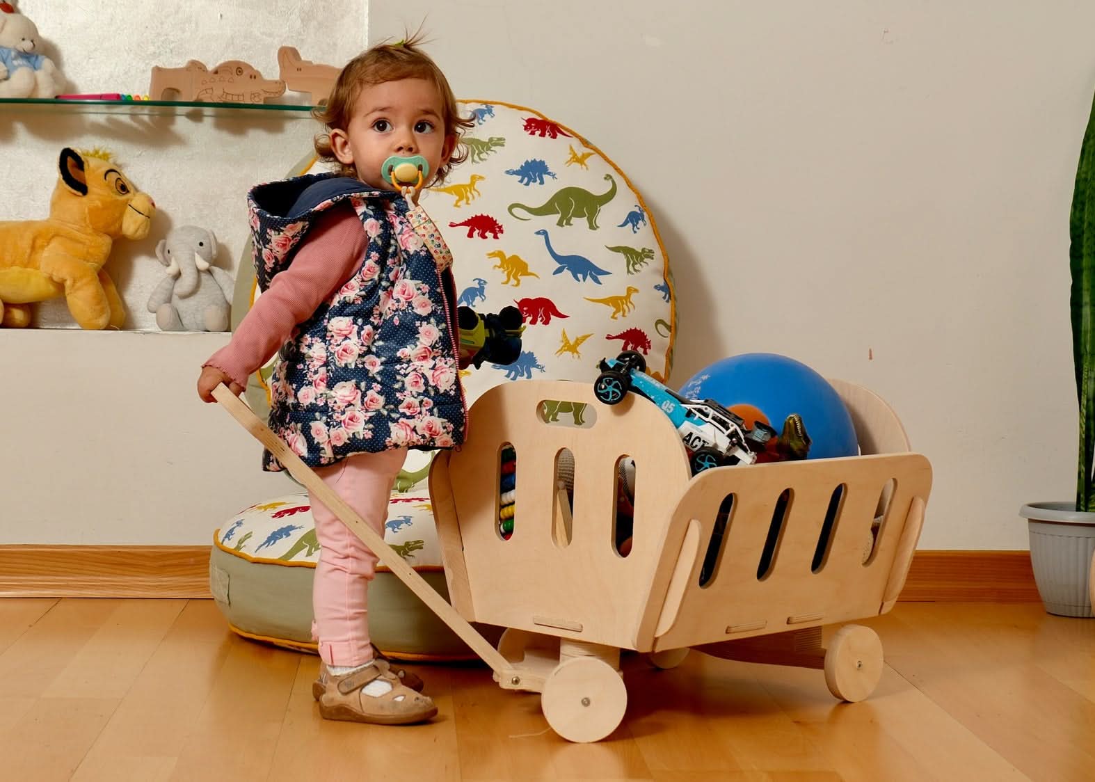 Montessori Toy Storage: Eco-Friendly Nursery & Playroom Chest