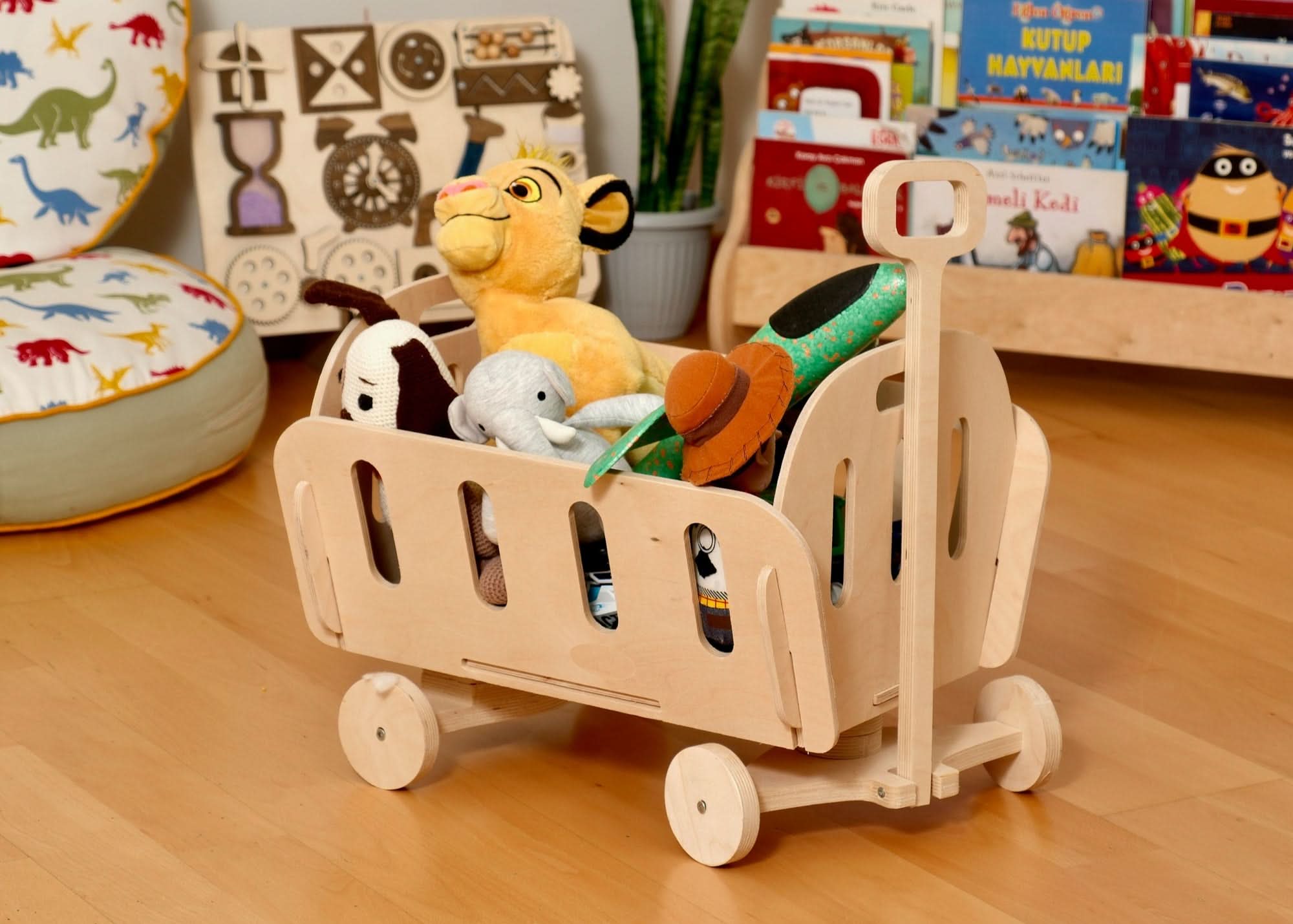 Montessori Toy Storage: Eco-Friendly Nursery & Playroom Chest