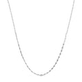 Sterling Silver 3/8 Cttw Diamond Marquise Station Necklace