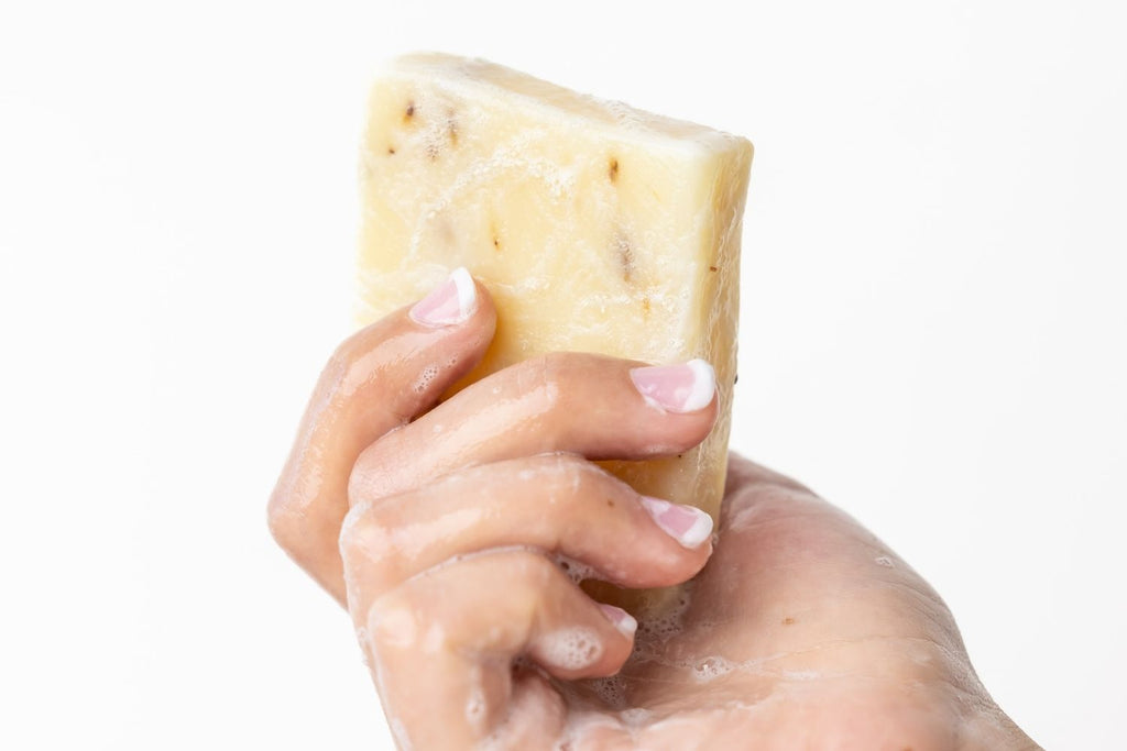 2 x Lemongrass Natural Soap Bar, Handmade Body Soap Gift
