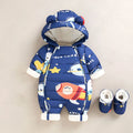 Breathable thermal suit with multi-variant double zip