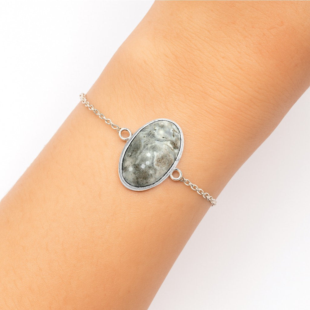 Natural Ocean Jasper - Madagascar Bracelet B-1023 SDB2987