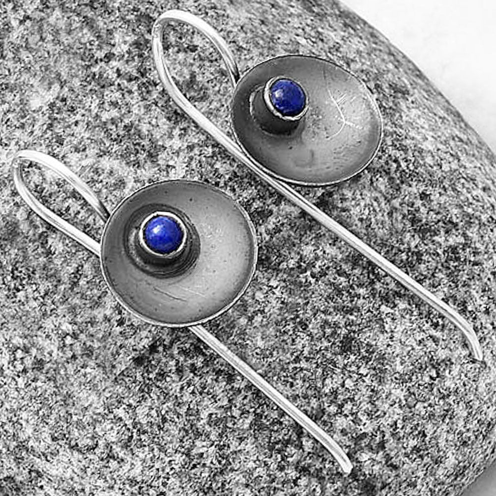 Natural Lapis Lazuli - Afghanistan Earrings E-1241 SDE77248