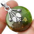 Natural Chrome Chalcedony Pendant P-1647 SDP111361