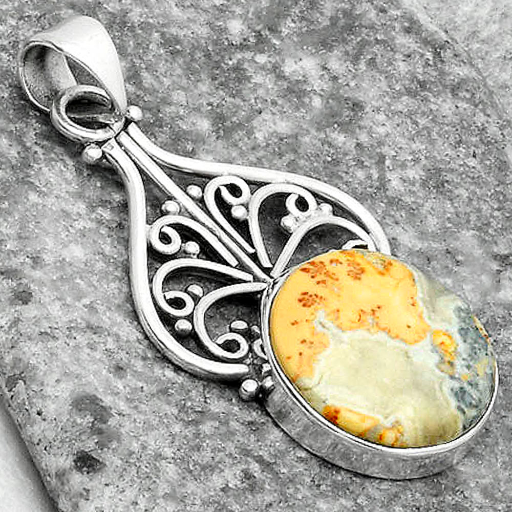 Artisan - Maligano Jasper - Indonesia Pendant P-1541 SDP115929-2