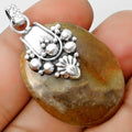 Natural Australian Prehnite Pendant P-1313 SDP134528