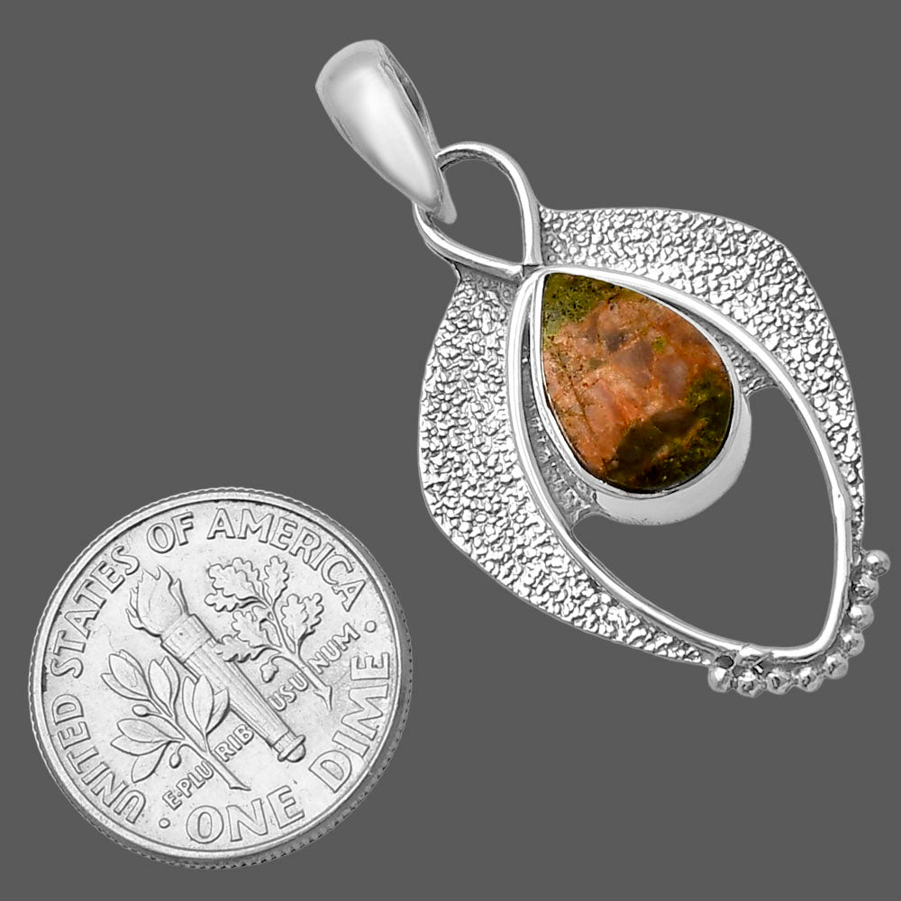 Natural Unakite Pendant P-1402 SDP143420