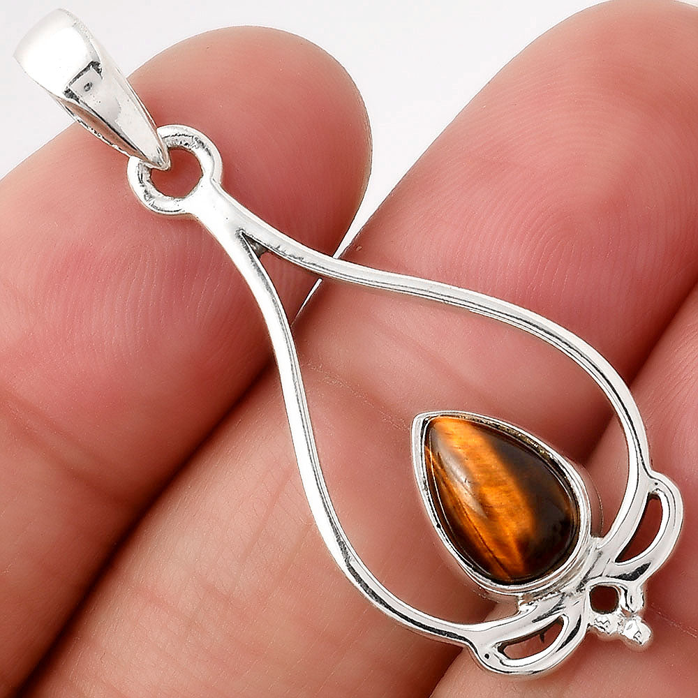 Natural Tiger Eye - Africa Pendant P-1633 SDP154698-0