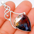 Natural Red Brecciated Jasper Pendant P-1036 SDP155166