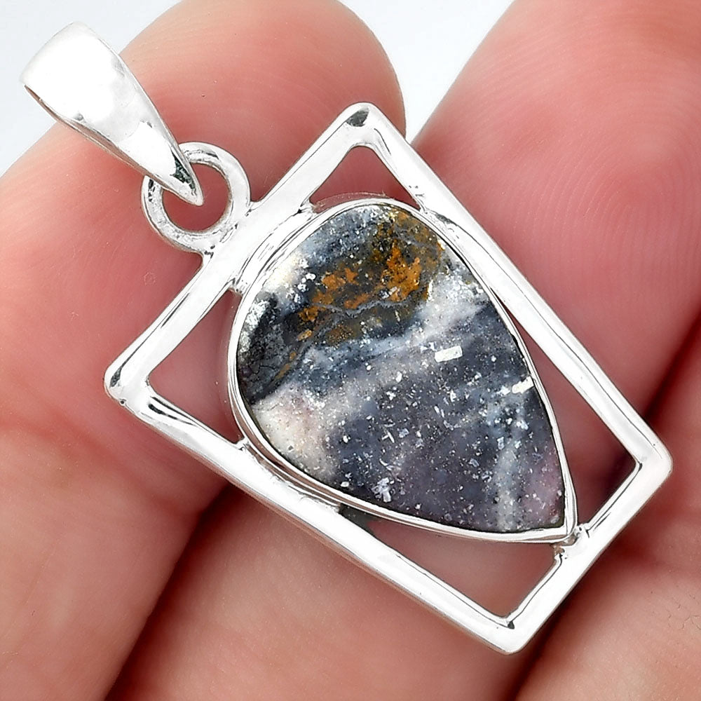 Natural Indian Blanket Jasper Pendant P-1502 SDP156954