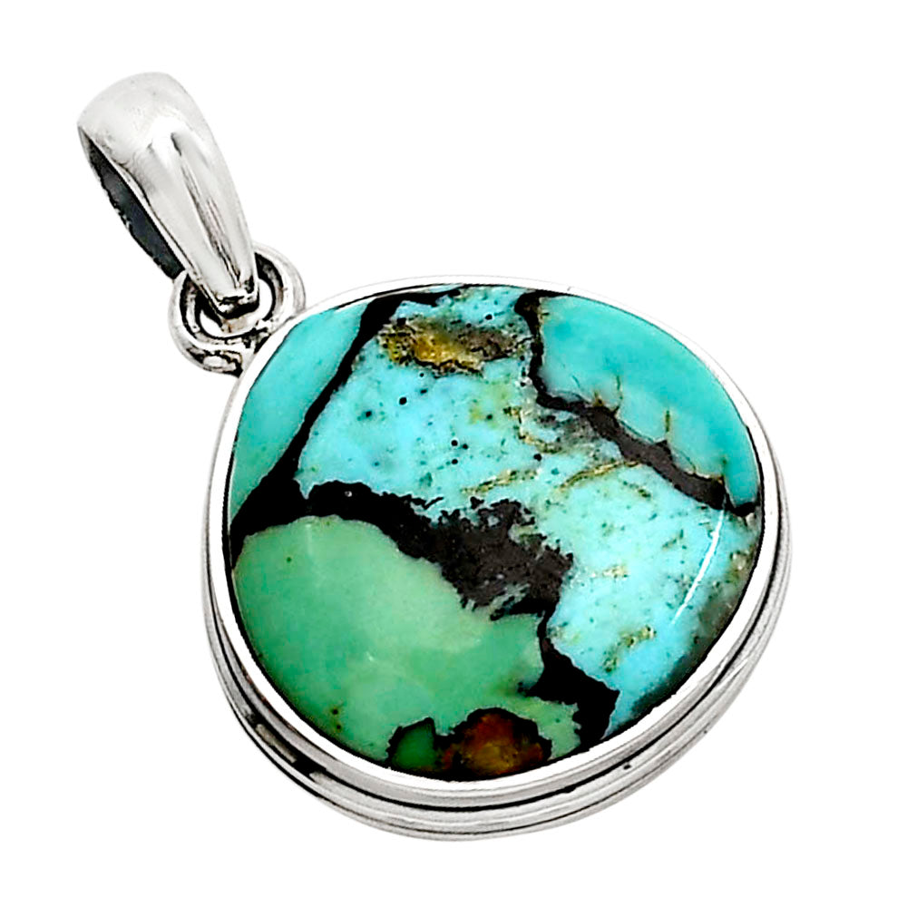 Lucky Charm Tibetan Turquoise Pendant P-1124 SDP158605-2